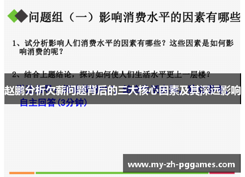 赵鹏分析欠薪问题背后的三大核心因素及其深远影响 赵鹏分析欠薪问题背后的三大核心因素及其深远影响